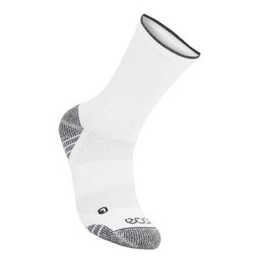 Men's Ecco Golf Crew Socks White | Canada 836OKI